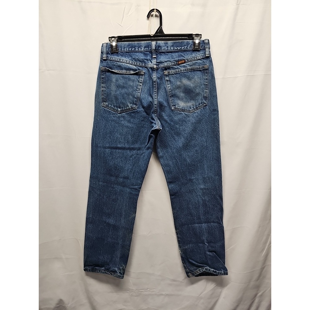 Rustler Mens Blue Straight Leg Medium Wash Denim Jeans‎ Work Cotton Size 33x30 - Picture 9 of 16